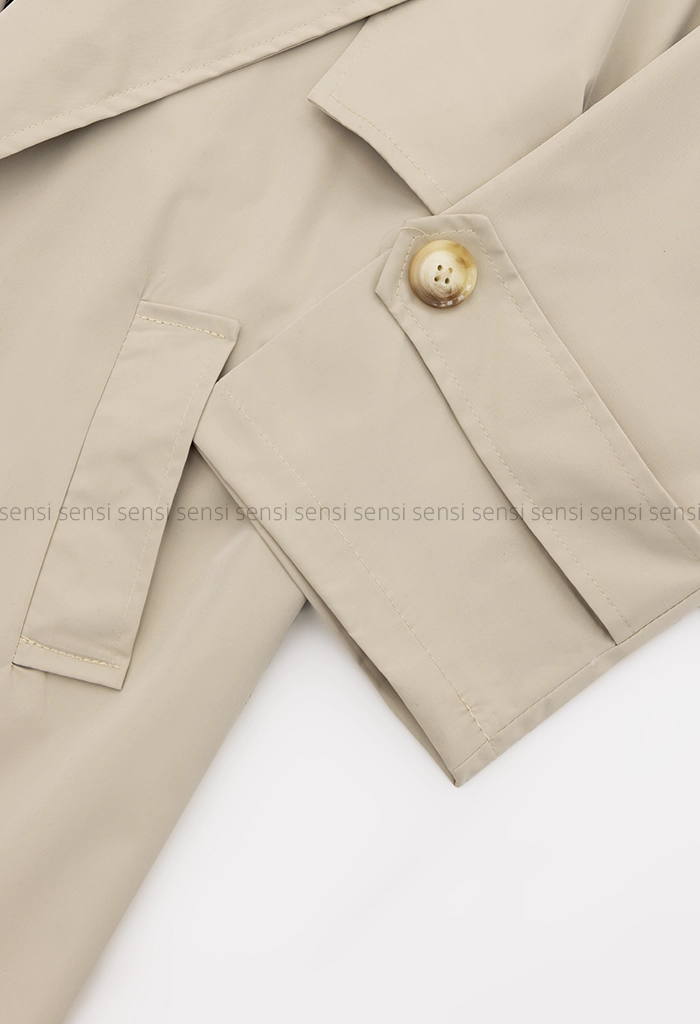 بارانی آستر دارپشت چاک دار@@ کد1004287